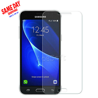 #ad Full 9H HD Tempered Glass Screen Protector for Samsung Galaxy Amp Prime SM J320A
