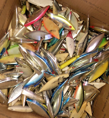 #ad lot of 10 mixed Rat L Trap Lewis Fishing Lure 3 4oz color chome 3.5quot; lipless