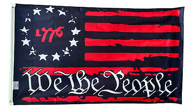 #ad 3x5FT Flag 1776 Patriot We The People Constitution Gift Banner USA