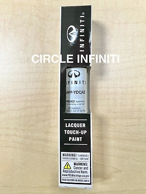 #ad New OEM Infiniti QAB Majestic White Touch Up Paint Clear Coat 999PP YDQAB