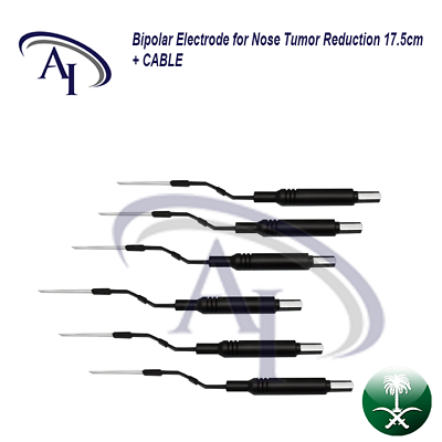 #ad Electrosurgical Bipolar Electrode ENT Nasal Turbinate Reduction Probe 17
