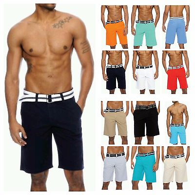 #ad Mens Shorts Bahamas Belted Walkout Casual Fashion Shorts Beach Jogger Shorts