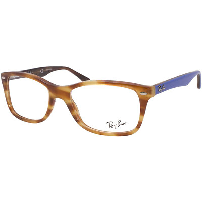 #ad Ray Ban Men#x27;s Eyeglasses Demo Lens Light Brown Havana 0RX5228 5799 53 17 140