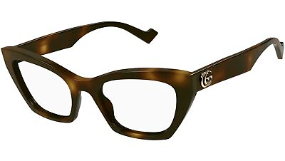 #ad NEW Gucci GG1334o 002 Havana Havana Eyeglasses $238.50