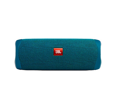 #ad JBL Flip 5 ECO Blue Portable Bluetooth Speaker Open Box