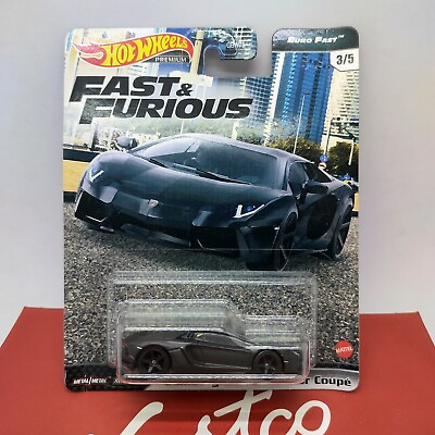 #ad Hot Wheels 2020 Premium Euro Fast amp; Furious LAMBORGHINI AVENTADOR COUPE GXV65 $29.99