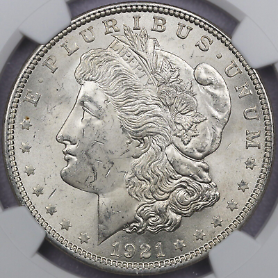 #ad 1921 Morgan Silver Dollar NGC MS 63 $57.99