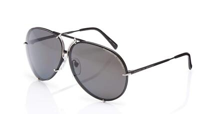 #ad Porsche Design P8478 Pilot Sunglasses Copper Gold Mirror w Grey extra lenses Set