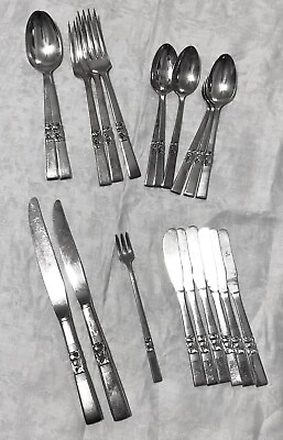 #ad Community Silver Plate Flatware Morning Star Pattern Various Individual Pieces