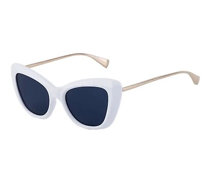 #ad Fashion Sexy Cat Eye Sunglasses Women 2024 Luxury Brand white gold