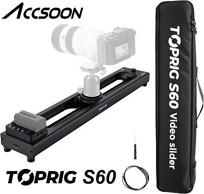#ad Accsoon TOPRIG S60 Motorized Focusing Rail Slider Video Shooting for Camera DSLR