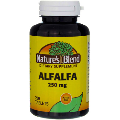 #ad Nature#x27;s Blend Alfafa Tablets 250 mg 250 Ct