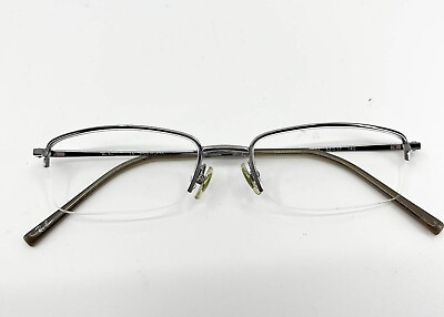 #ad Ray Ban Eyeglasses Women RB 6122 2502 Silver Half Rim Metal Frame 52 17 140 3550