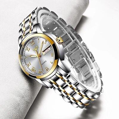 #ad Women Watches Ladies Creative Steel Women#x27;s Bracelet Watches Female Waterproof
