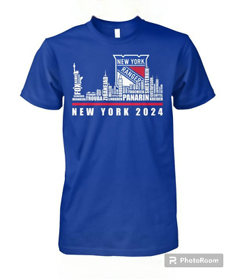 #ad New York Rangers HockeyTeam 2023 2024 Player Names T Shirt
