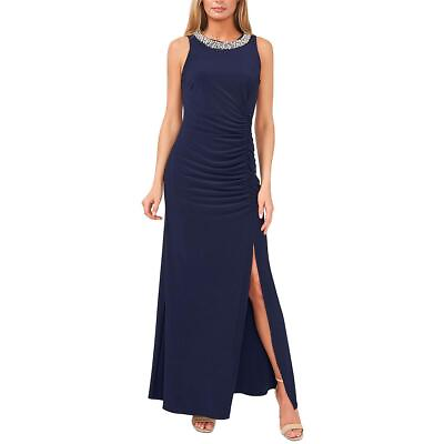 #ad MSK Womens Embellished Sleeveless Formal Evening Dress Gown BHFO 0078