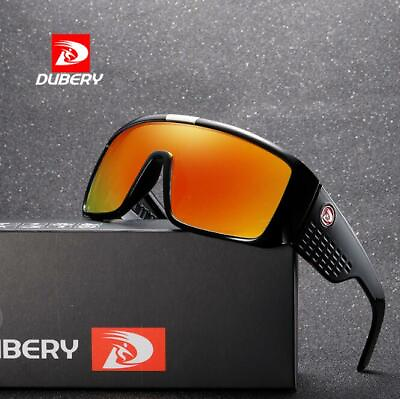 #ad DUBERY Men Sport Sunglasses Large Frame Outdoor Driving Cycling UV400 Glasses