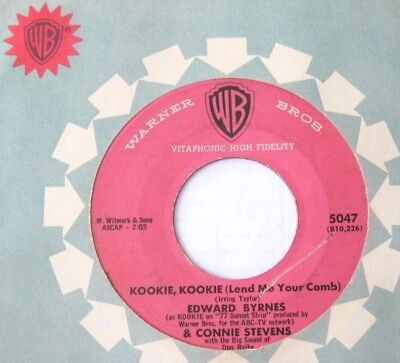 #ad EDWARD BYRNES amp; CONNIE STEVENS * 45 * Kookie Kookie Lend Me Your Comb * 1959 #4