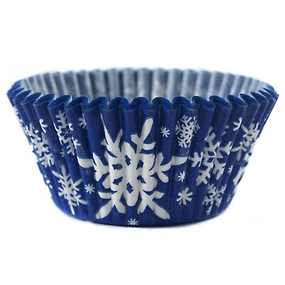 #ad Cupcake Creations Snowflakes Baking Cup Set of 32