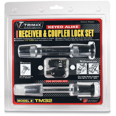 #ad Trimax 5 8quot; Receiver Lock amp; 2 1 2quot; Span Coupler Lock Tm32