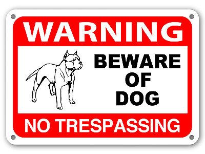 #ad Beware of Dog Sign No Trespassing Guard Dog on Duty Sign Dogs Will Bite Attack