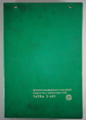 #ad Teilekatalog Ersatzteilliste Tatra 603 2 V8 Stand 1994