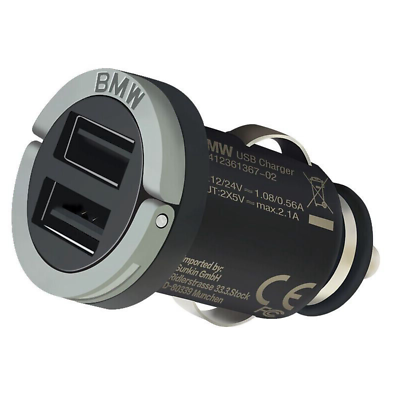 #ad New OEM Genuine BMW Dual USB Charger Charging Adaptor 65412311598 2 ports