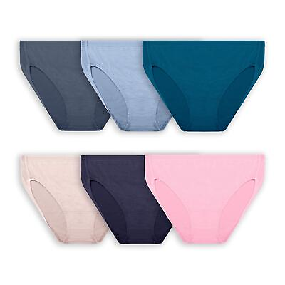 #ad Fruit of the Loom Women#x27;s Size Underwear Designed to Fit Your Curves Hi Cut...
