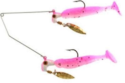 #ad Lot 3 Blakemore RBB15 038 Reality Shad Buffet Rig 3 16oz White Pink Fishing Lure