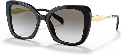 #ad Prada PR 03YS 1AB0A7 53mm Black Grey Gradient Sunglasses