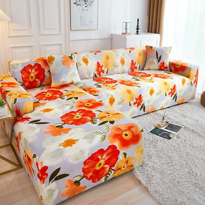 #ad Floral Printed Elastic Sofa Cover Room Chair Cover Protector Purchase Covers