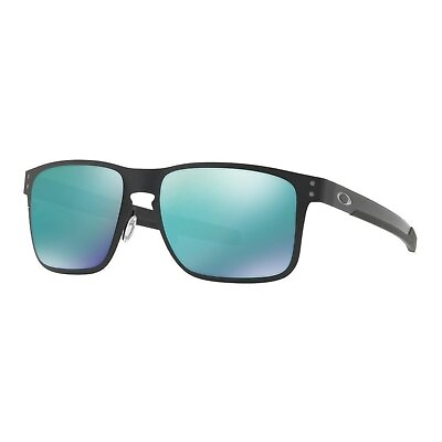 #ad Oakley Holbrook Metal Matte Black Jade Iridium Glasses Sunglasses