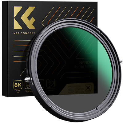 #ad Kamp;F Concept 49 82mm 2in1 Variable ND2 32 FilterCPL Circular Polarizing Filter $75.99