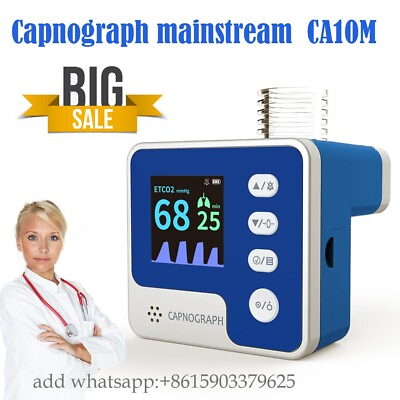 #ad CA10M Capnograph End tidal CO2 Respiration rate For adult pediatric and neonate