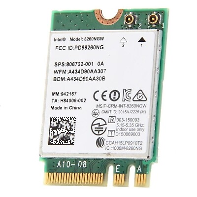 #ad Intel 8260 8260NGW WiFi Card 802.11AC Wireless WLAN Card Bluetooth