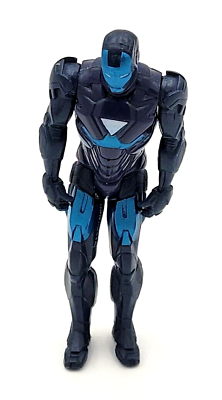 #ad Marvel Universe Iron Man 3 Surge Blast Blue Armor Iron Man 4” Action Figure
