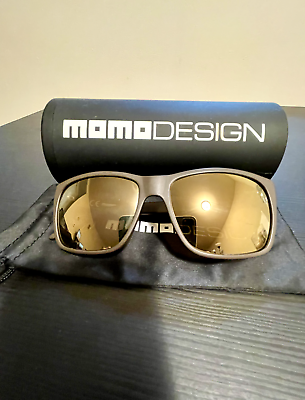 #ad MOMO Design SMD 010 Trendy Men Sunglasses Made in Italy Brown Color