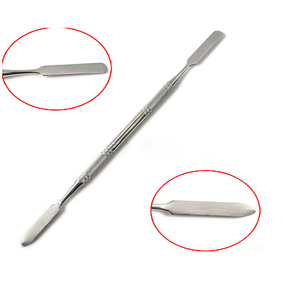 #ad Stainless Steel Cosmetic Women Makeup Palette Spatula Tool Nail Art .FM