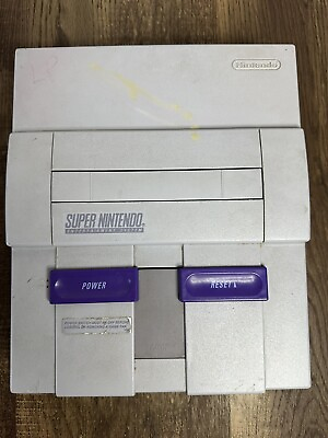 #ad Super Nintendo SNES Game System Console SNS 001 Parts Repair Only