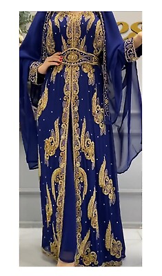 #ad Sale Wedding Moroccan Dubai Kaftans Farasha Abaya Dress Very Fancy Formal Dress