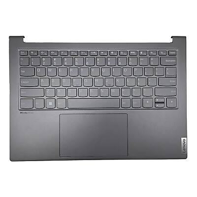 #ad New Gray Palmrest Backlit Keyboard 5CB1H82621 For Lenovo IndeaPad Slim 7 14IAP7