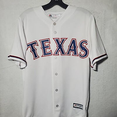 #ad Texas Rangers Josh Smith #27 Jersey MLB Baseball Majestic White