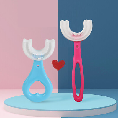 #ad Dental 2* Children Kids Baby Toothbrush 360° U shaped Brush Oral Teeth Cleaner