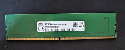 #ad SK hynix 8GB UDimm DDR5 4800B PC5 38400 1Rx16 Non ECC 1.1V HMCG66MEBUA081N