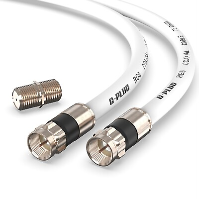 #ad G PLUG RG6 Coaxial Cable Connectors Set – High Speed Internet Broadband