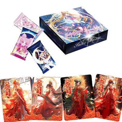 #ad Sailor Moon Trading Card Game Premium Collector#x27;s CCG Booster Box Crystal