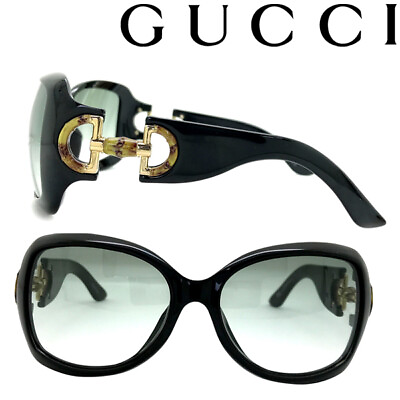 #ad Used Gucci Sunglasses Almost Ladies Gg2991Fs D28Vj Gradation Green Bamboo R Gg S