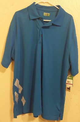 #ad Ben Hogan Shirt Men#x27;s XXL Polo New Performance Blue Short Sleeve Golf Men