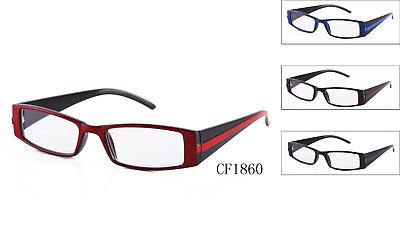 #ad Clear Lens Glasses Fashion Nerd Eyewear Classic Two Tone Frames Smart UV 100%