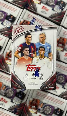 #ad 2023 24 Topps UEFA Club Competitions Blaster Box Factory Sealed IN HAND